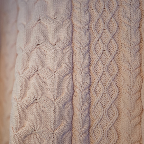 Altar'd State Cory Ribbon Cable Knit Sweater with Ribbon Details - Picture 6 of 9